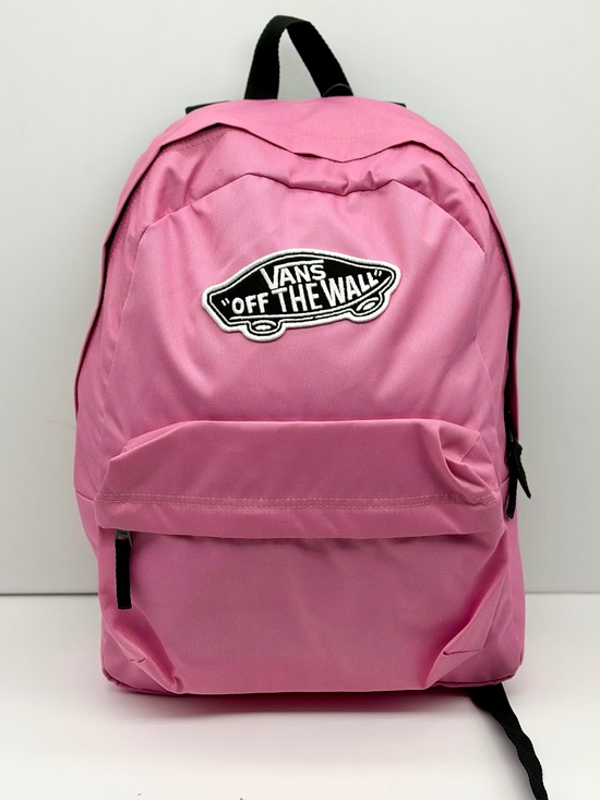 Vans Pink Backpack with Black Logo Patch main image 10